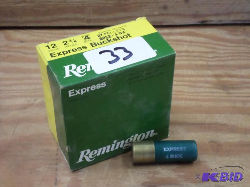 (25) Rounds Remington Express 12-Gauge 2.75&q...