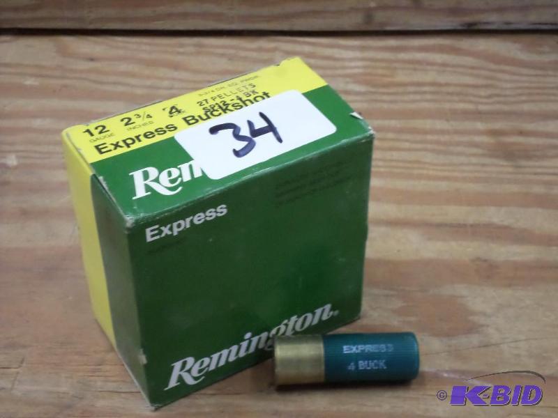 (25) Rounds Remington Express 12-Gauge 2.75&q...