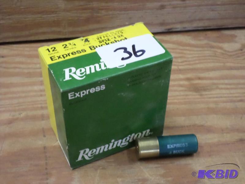 (25) Rounds Remington Express 12-Gauge 2.75&q...