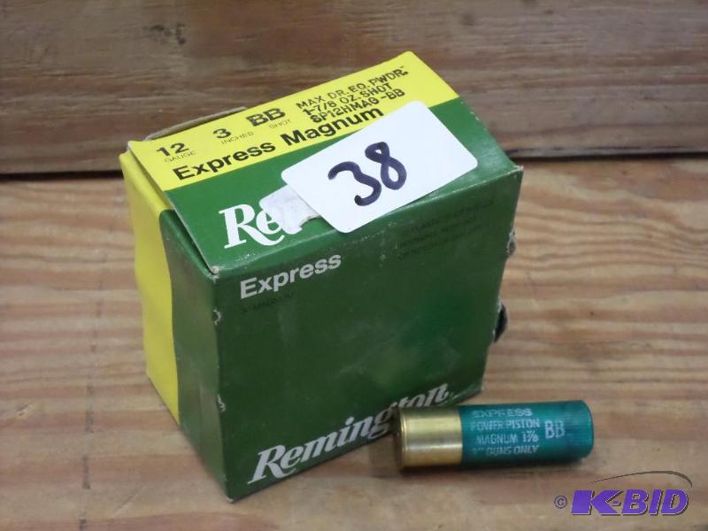 (25) Rounds Remington Express 12-Gauge 3&quot...