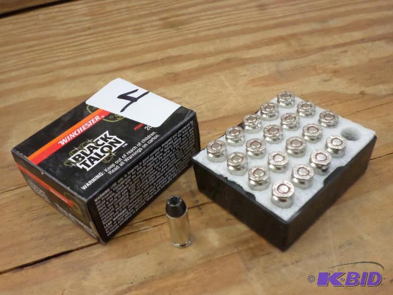 (20) Rounds Winchester Black Talon 10mm Autom...