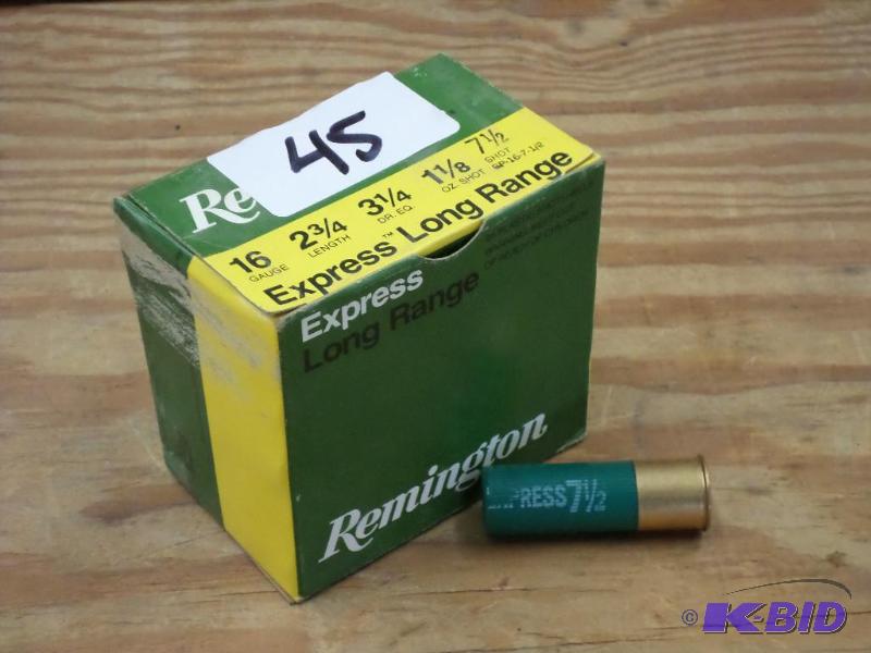 (25) Rounds Remington Express 16-Gauge 2.75&q...