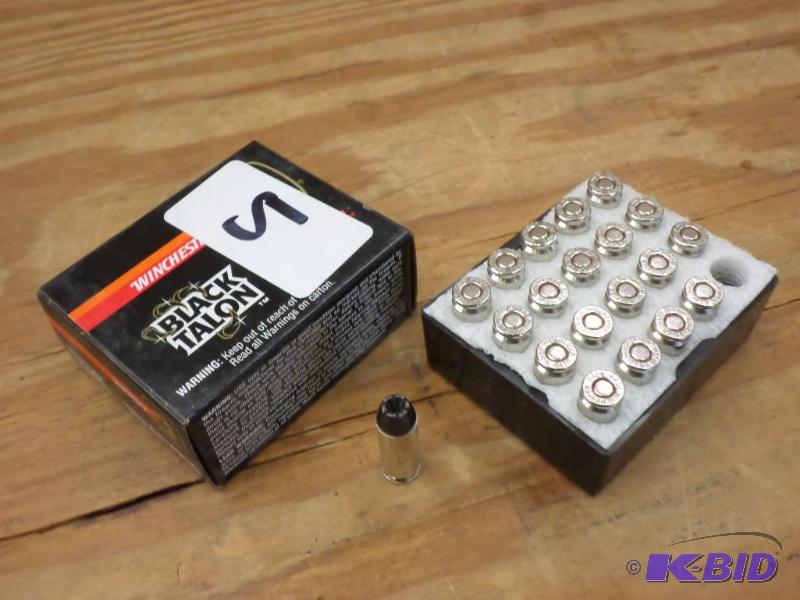 (20) Rounds Winchester Black Talon 10mm Autom...