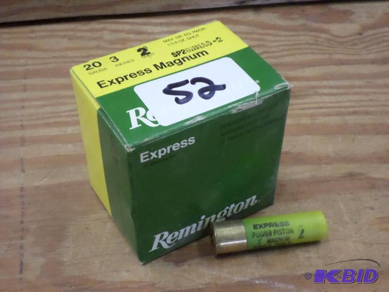 (25) Rounds Remington Express 20-Gauge 3&quot...