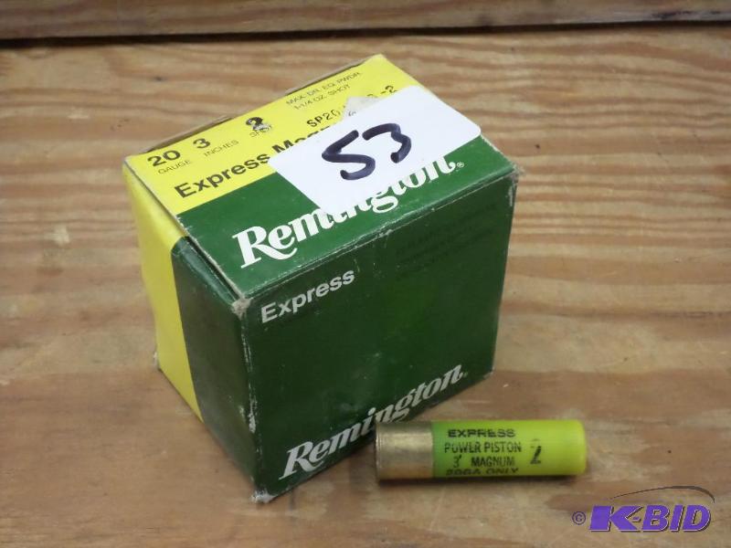 (25) Rounds Remington Express 20-Gauge 3&quot...