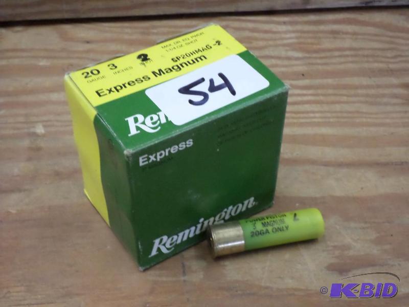 (25) Rounds Remington Express 20-Gauge 3&quot...