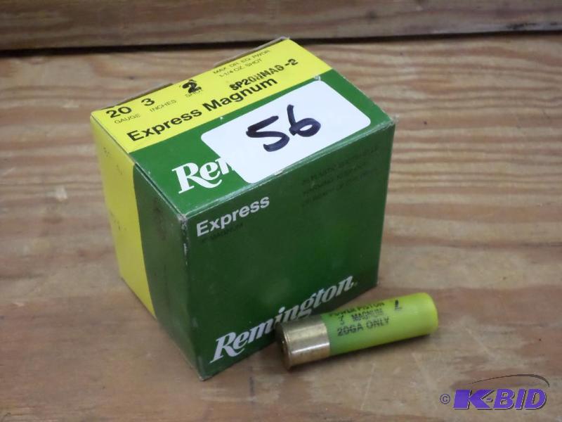 (25) Rounds Remington Express 20-Gauge 3&quot...