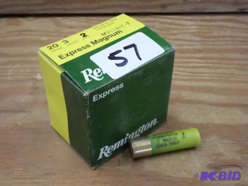 (25) Rounds Remington Express 20-Gauge 3&quot...