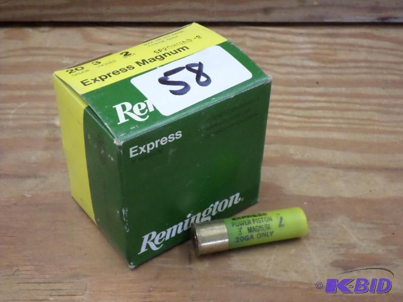 (25) Rounds Remington Express 20-Gauge 3&quot...