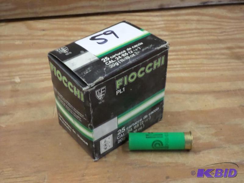 (25) Rounds Fiocchi 24-Gauge 2.5&quot...