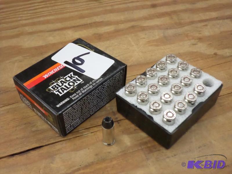 (20) Rounds Winchester Black Talon 40S&ampW ...