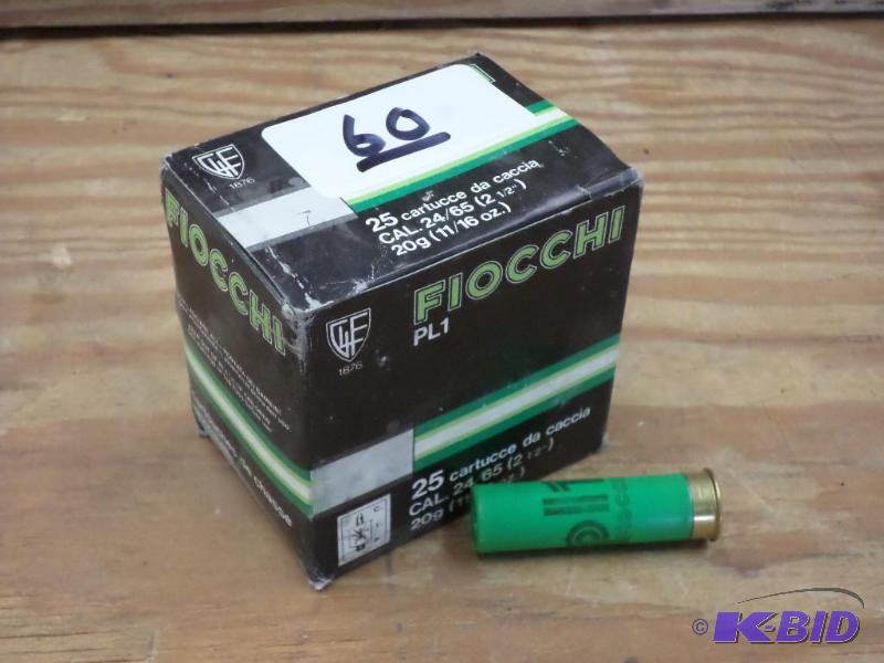 (25) Rounds Fiocchi 24-Gauge 2.5&quot...