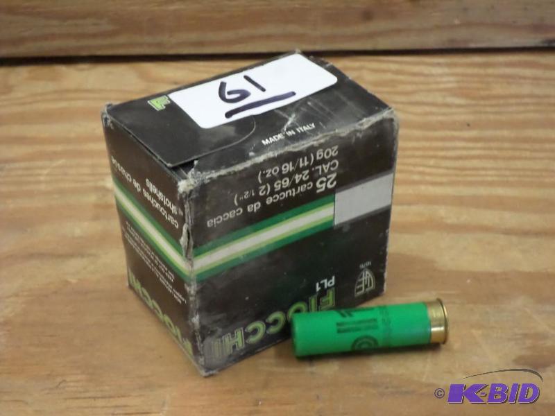 (25) Rounds Fiocchi 24-Gauge 2.5&quot...