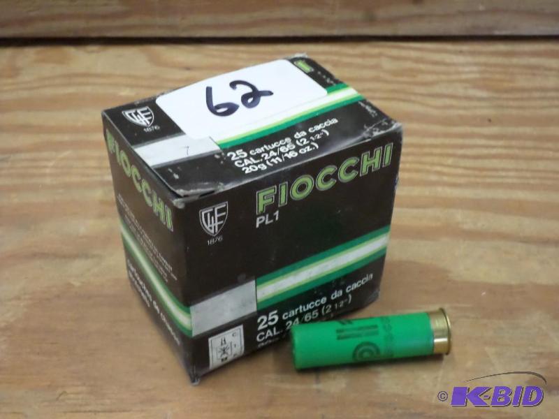 (25) Rounds Fiocchi 24-Gauge 2.5&quot...