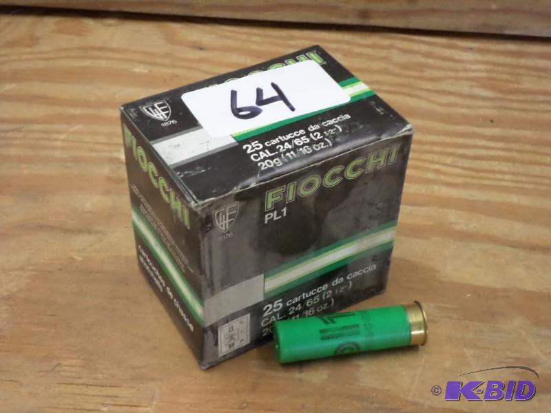 (25) Rounds Fiocchi 24-Gauge 2.5&quot...