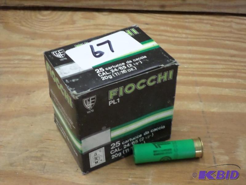 (25) Rounds Fiocchi 24-Gauge 2.5&quot...