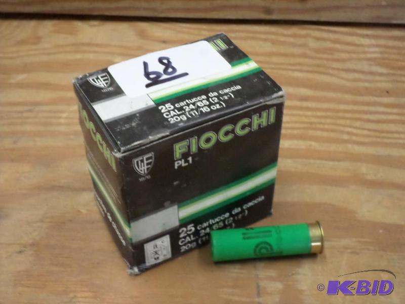 (25) Rounds Fiocchi 24-Gauge 2.5&quot...