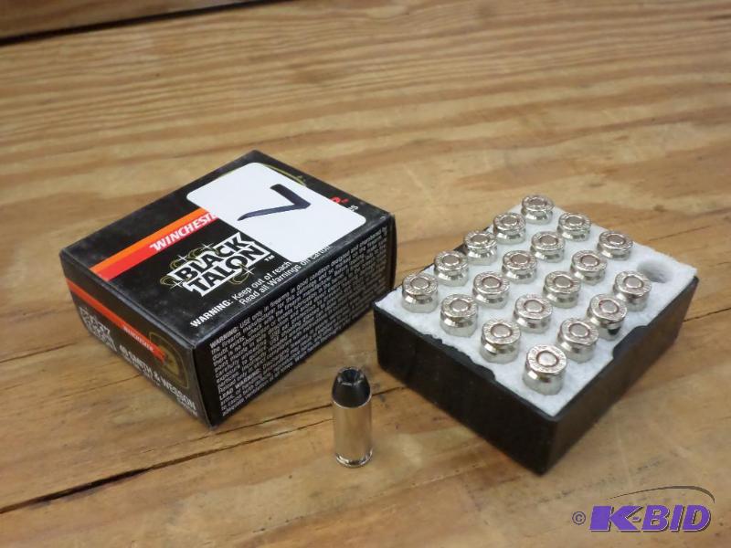 (20) Rounds Winchester Black Talon 40S&ampW ...