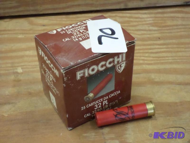 (25) Rounds Fiocchi 32-Gauge 2.5&quot...