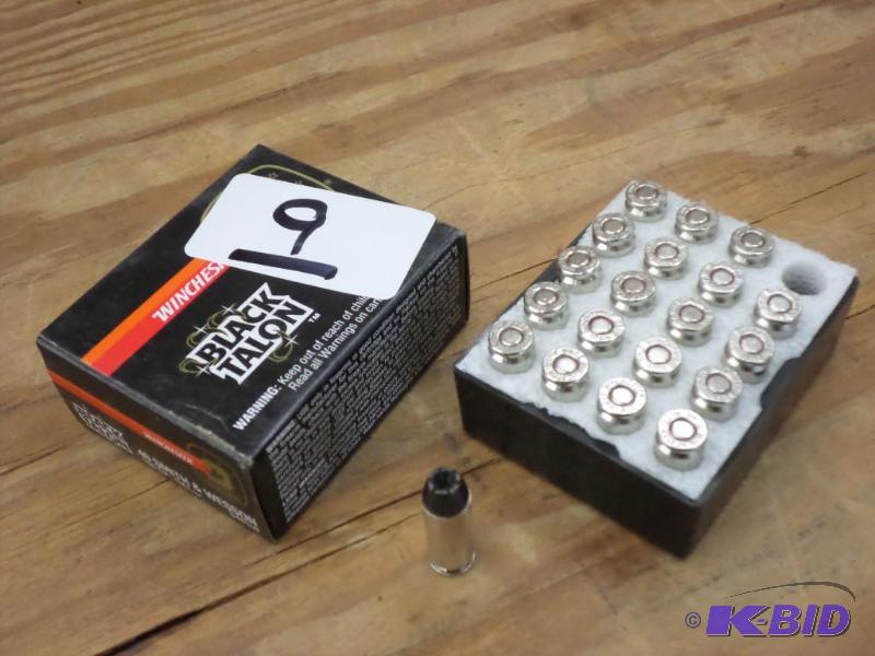 (20) Rounds Winchester Black Talon 40S&ampW ...