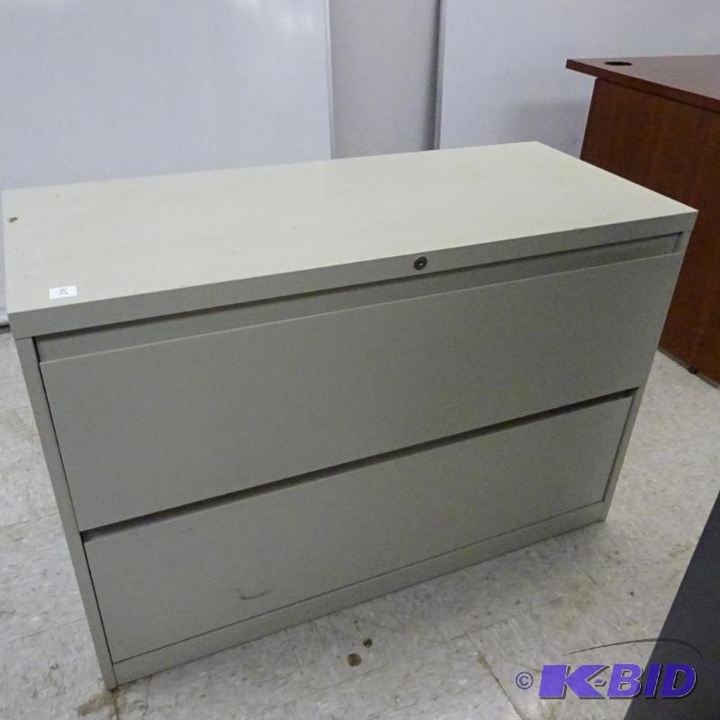 42&quot Metal 2 Drawer Lateral File...