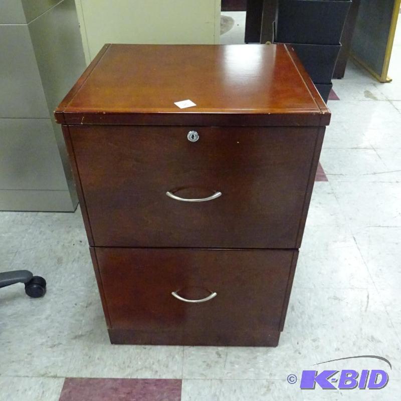 19&quotWood 2 Drawer File Cabinet...