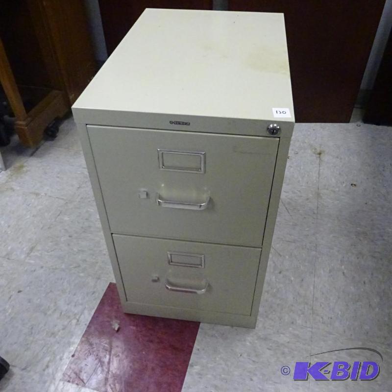 15&quot Metal 2 Drawer File Cabinet...