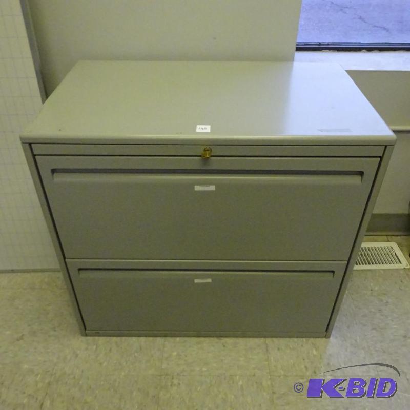 30&quot Metal 2 Drawer Lateral File. Include...