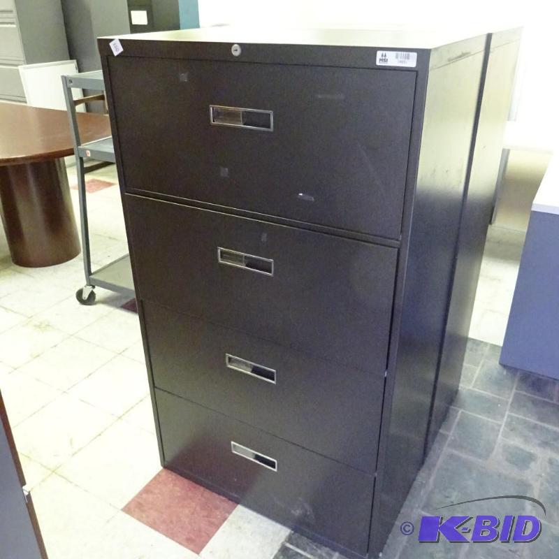 30&quot Metal 4 Drawer Lateral File...