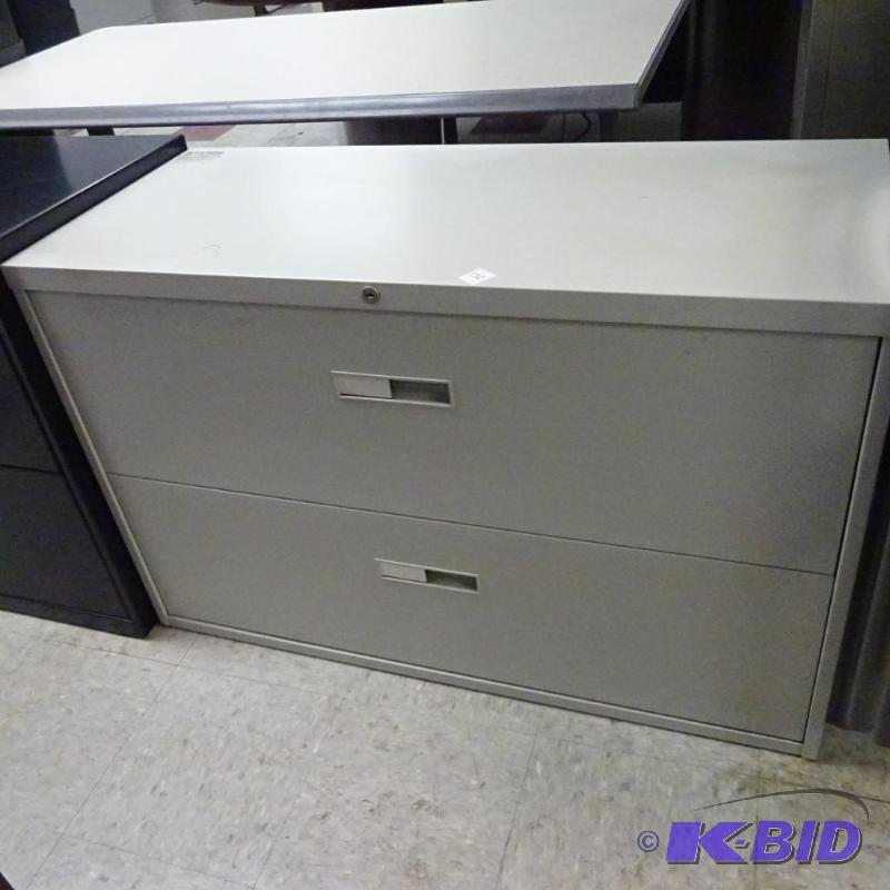42&quot Metal 2 Drawer Lateral File...