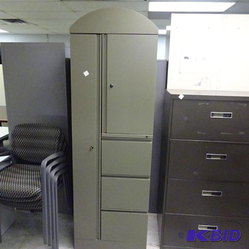 Personal Cabinet, 3 File Drawers, Storage Doo...