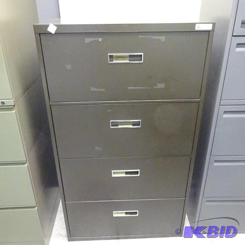 30&quot Metal 4 Drawer Lateral File...