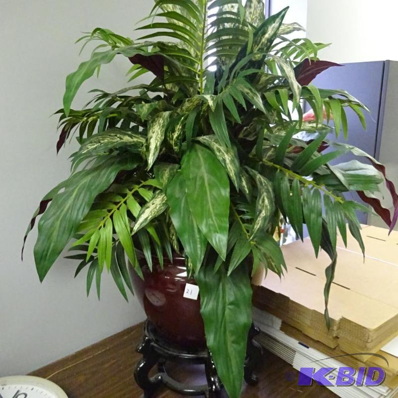 Artificial Plant in Pot and Stand...