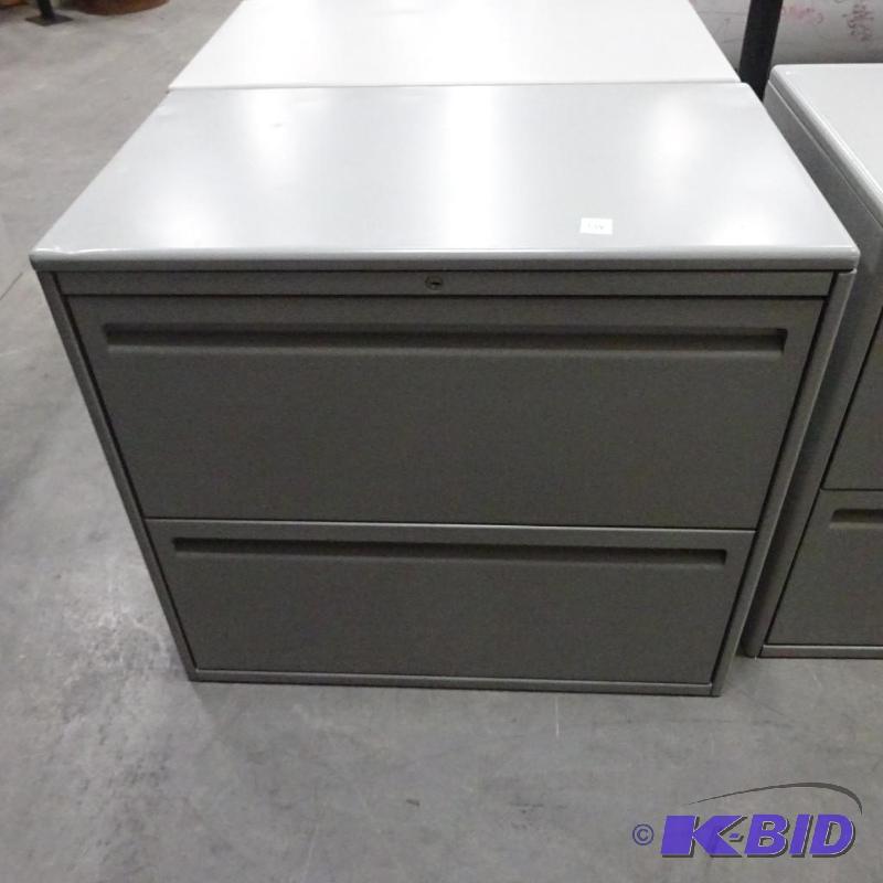 30&quot Metal 2 Drawer Lateral File...