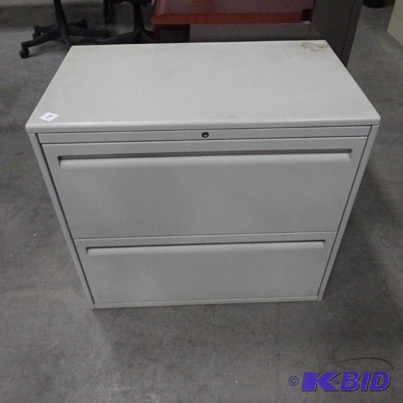 30&quot Metal 2 Drawer Lateral File...