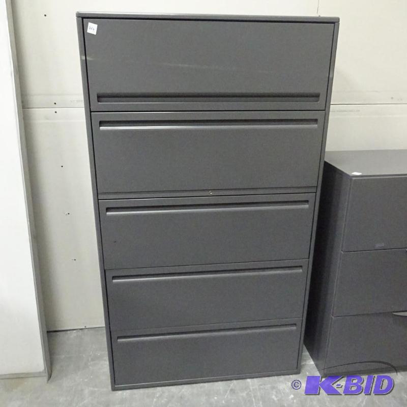 36&quot Metal 5 Drawer Lateral FIle...