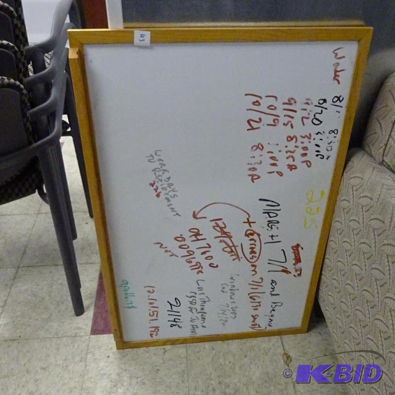 36 X24 Wall Hanging White Board...