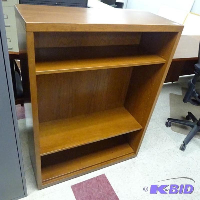 Wood Book Shelf 3 Adjustable Shelves 36 X14 X...