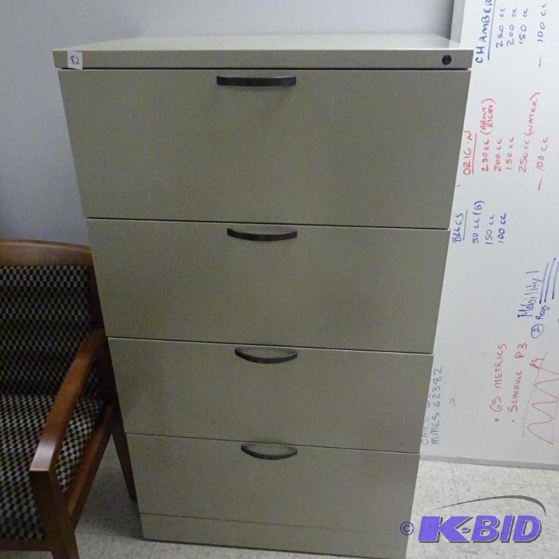 30&quot MEtal 4 Drawer Lateral File...