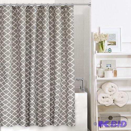 Colordrift Misha Fabric Shower Curtain