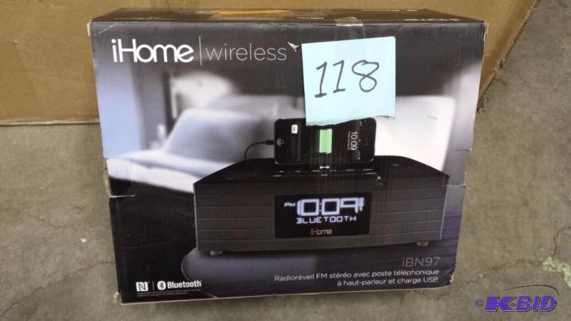 iHome Wireless Radio clock Docking Station