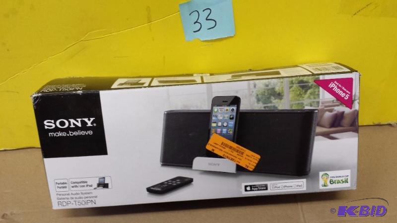 Sony Personal Audio System for Ipod Iphone I pad