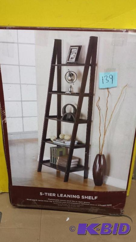 5 Tier Leaning Shelf