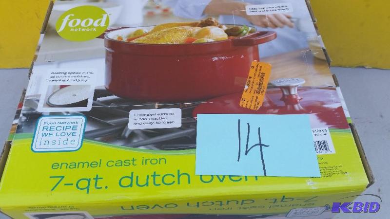 Food Network Enamel Cast Iron