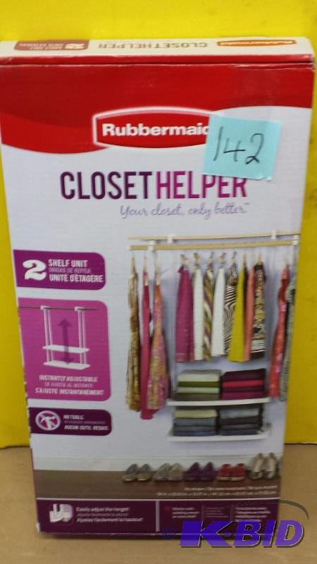 Rubbermaid Closet Helper Shelf Unit