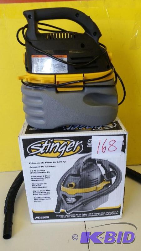 Stinger 2.5 Gal WetVac