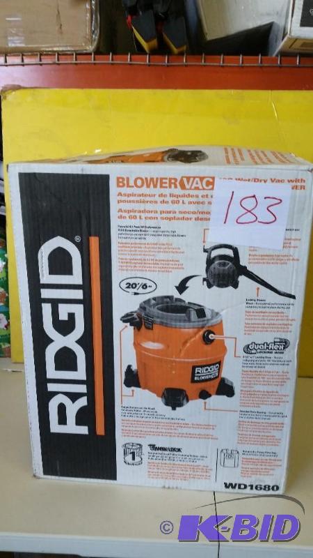 Ridgid 16 Gal WetDry Vac
