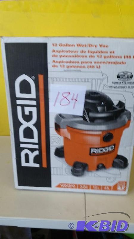 Ridgid 12 Gal WetDry Vac