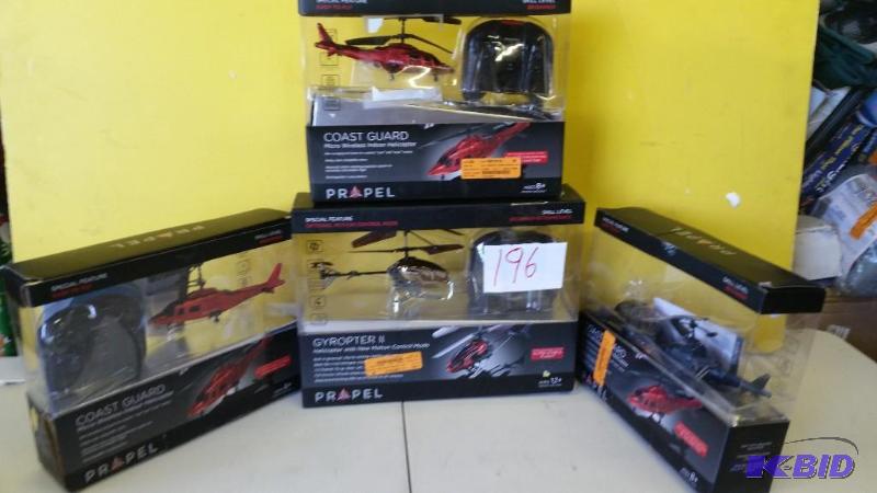 Lot of 4 Helicopters