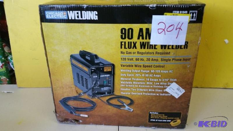90 Amp Flux Wire Welder